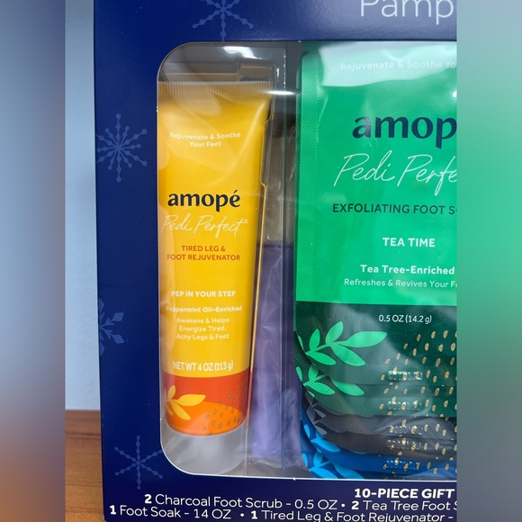 AMOPE Pampering Kit 10 Piece Gift Set BRAND NEW IN BOX Never Used - Picture 5 of 7